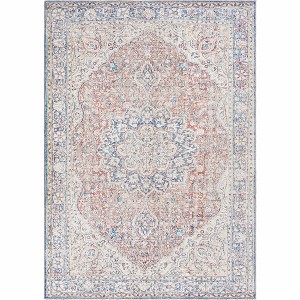 Hauteloom Wacousta Red&Blue Washable Rug - 1 of 4
