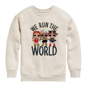 Boys' - LOL Surprise! - Run The World Graphic Long Sleeve Fleece Sweatshirt - 1 of 4