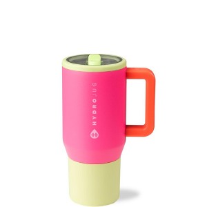 HydroJug Traveler - Water Bottle with Handle & Flip Straw - Leak Resistant Tumbler, Insulated, Stainless Steel & Rubber Base - 1 of 4