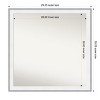 Amanti Art Maya Non-Beveled Framed Bathroom Vanity Wall Mirror - 3 of 4