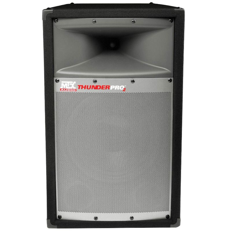 MTX Thunder Pro2 10" 2-Way 200W Full-Range Cabinet Portable Loudspeaker (4 Pack), 3 of 7