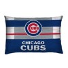 MLB Chicago Cubs Heathered Stripe Queen Bedding Set in a Bag - 3pc - 3 of 3