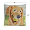 Pat Saunders 16 X 16 Decorative Throw Pillow by Trademark Fine Art - 4 of 4