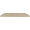 vidaXL Floating Wall Shelves 4 pcs Oak 35.4"x9.3"x1.5" MDF - 4 of 4