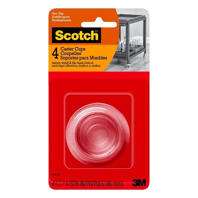 Photo 1 of **BUNDLE OF 3**  Scotch 4pk Caster Cups Clear