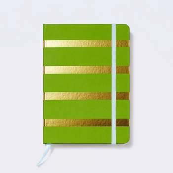 192pg Ruled Journal 7"x5" Green Gold Foil - Opalhouse™