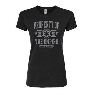 Women's - Star Wars - Property Of Empire Fitted Graphic T-Shirt - 1 of 3
