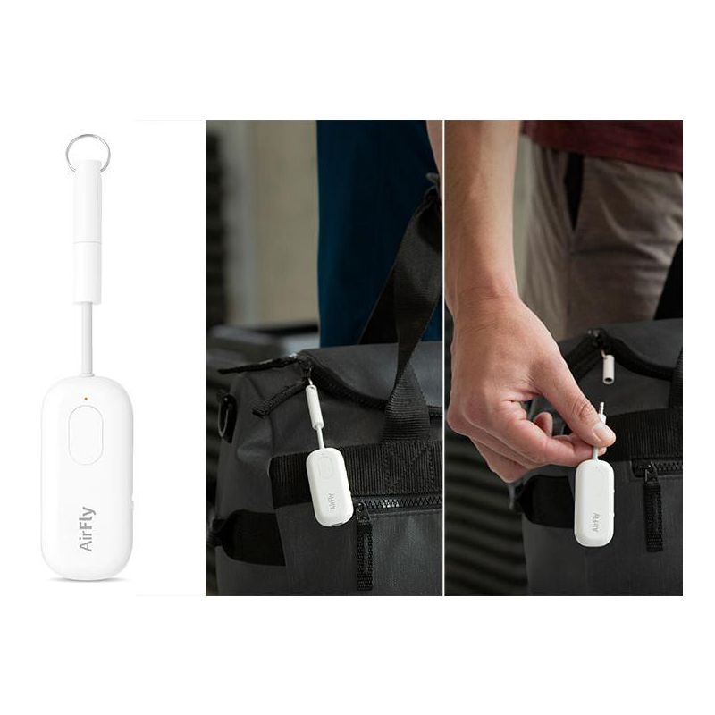 Twelve South AirFly Duo  Wireless transmitter audio sharing for up to 2 AirPods /wireless headphones any audio jack for use on planes,gym,home,auto, 2 of 6