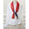 Allegra K Women's Polka Dot Long Skinny Double-Sided Scarf 57.87*5.12"(L*W) - 2 of 4