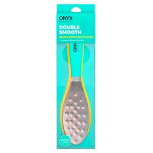 ONYX Professional Double Smooth Dual Sided Stainless Steel Foot File - 1 of 4