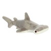 Aurora Medium Eco Softies Hammerhead Shark Eco Nation Eco-Friendly Stuffed Animal Gray 10" - 3 of 4
