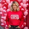 Simply Sage Market Women's Graphic Sweatshirt Cupid Varsity Checkered - 2 of 3
