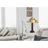 Cal Lighting BO-3101TB 60W X 2 Metal/Resin Tiffany Table Lamp - 4 of 4