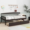 Sapphtopaz Modern Twin Size Daybed with Slats Support Wood Platform Bed Frame with Under-Bed Storage Drawers Sofa Bed for Bedroom, Apartment - 3 of 4