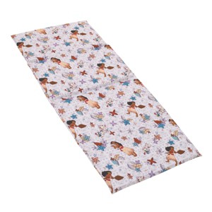 NoJo Disney Moana Free as the Ocean Aqua, Purple, Orange, and White Tropical Preschool Nap Pad Sheet - 1 of 4