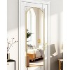 Beautyolove Arched Full Length Mirror, 64" x 21" Free Standing Floor Mirror, Modern Full Body Mirror with Stand, Gold - 2 of 4