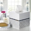 Creative Scents Mirror Damask White Square Tissue Box - 2 of 4