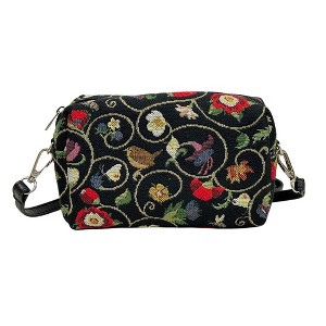 Signare USA Jacobean Dream Black Hip Length Shoulder Bag - 1 of 2