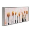 Stupell Industries Pink Makeup Brush Collection, 24" x 10" - 3 of 4