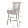 Swivel Bar Stool Counter Stool Dining Chair Pub Kitchen Stool -ModernLuxe - 3 of 4