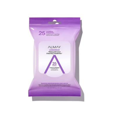 Almay Longwear Makeup Remover Cleansing Towelettes - 25ct