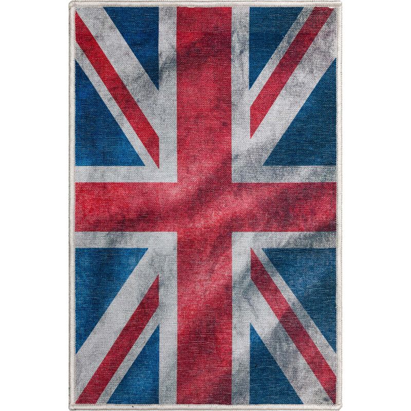 Well Woven Apollo British Flag Area Rug, 1 of 6
