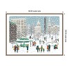 Amanti Art Union Square in Snow by Bex Morley Design Canvas Art Framed - 3 of 4