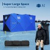 TackView Pop Up Ice Fishing Tent, Windproof Portable Hub Design - 2 of 4