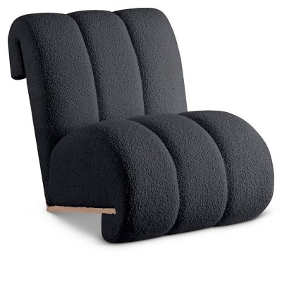 Meridian Furniture,Swoon Faux Sheepskin Accent Chair
