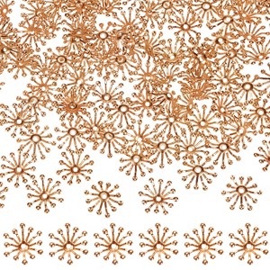 Unique Bargains Metal Durable Multipurpose Use Jewelry Making End Caps 50 Pcs - 1 of 4