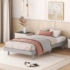 RISOKEYS Floating Bed Frame,for Boys, Girls, Teens,Floating Design Bed Slats Support,No Box Spring Needed,for Bedroom, Apartment - 2 of 4