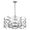 Chloe Lighting Capella Transitional 6 Light Chrome Ceiling Pendant 24" Wide - 2 of 4