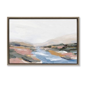 Stupell Industries Vibrant Landscape Fade Floating Frame Canvas Art - 1 of 4