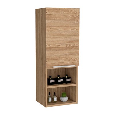 Depot E-Shop Medicine 32H" Single Door Cabinet, Two External Shelves, Two Interior Shelves