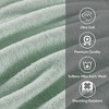100% Cotton Solid Color Heavyweight Bath Towel Set, Anti-Microbial Certified Highly Absorbent Plushy Bath Towel - 3 of 4