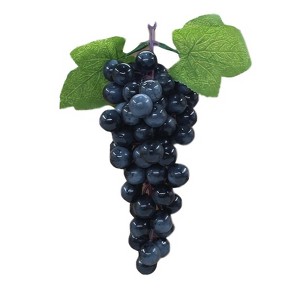 Artificial black grapes - Realistic decorative fruits for parties, bars, homes, gardens, weddings, and photography props - 1 of 4