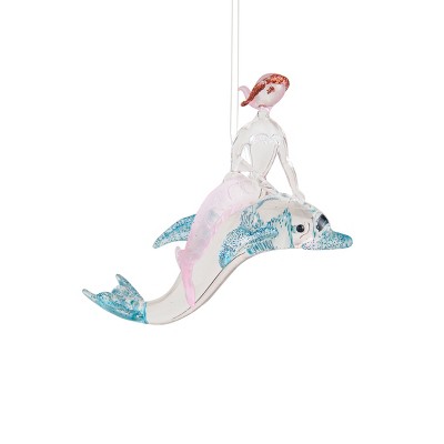 Gallerie II Mermaid & Dolphin Christmas Xmas Ornament