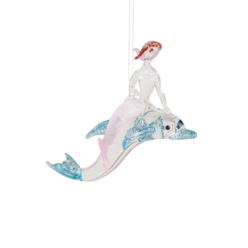 Gallerie II Mermaid & Dolphin Christmas Xmas Ornament, 1 of 3