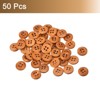 Unique Bargains Wooded Sewing DIY Craft Clothing Sewing Round Buttons 50 Pcs - 3 of 4