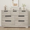 Acekool 7-Drawer Storage Dresser in Gray - Recessed Handles Design for Bedroom Nursery Hallway Organization - 4 of 4