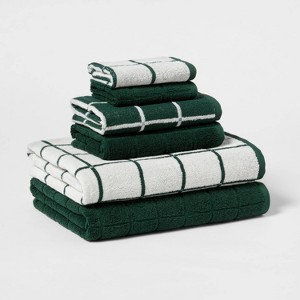6pc Bath Towel Bundle Set - Room Essentials™ - 1 of 4