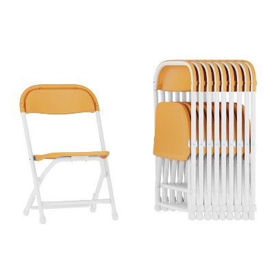 Emma and Oliver 10 Pack. Kids Plastic Folding Chair