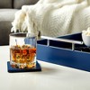 Juvale Decorative Wood Serving Tray with Handles and Coasters - 16.5 x 12.2 x 3.1 in - 4 of 4