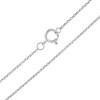 GILDED 1/10 cttw Horseshoe Necklace in 10KT White Gold or 14KT Yellow Gold Plated on Sterling Silver, Natural Round-Cut Diamonds, 17" Cable Chain - 4 of 4