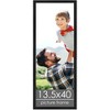 PosterPalooza | Panoramic Decor Black Picture Frame - UV Acrylic, Foam Board Backing, Hanging Hardware - 2 of 4