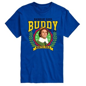 Men's - Elf - Buddy Raised By Elves Short Sleeve Graphic T-Shirt - 1 of 4