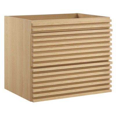 Modway Render 24Inch Wall-Mount Bathroom Vanity Cabinet