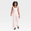 Girls' Foldover Waist Cozy Rib-Knit Flare Pant - art class™ - 3 of 3
