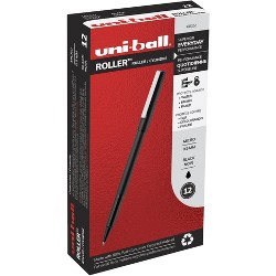 Sharpie 12 Roller Pens Blue Ink Needle Point 0.5mm 2093199 071641171329 for sale online 