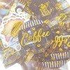 Wrapables Decorative Scrapbooking Washi Stickers, DIY Crafts for Stationery, Diary, Card Making (60 pcs), Coffee - 4 of 4